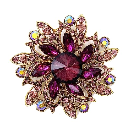 Design Life Bar Strass Brosche Pin für Frauen Mädchen Elegante Kleid Zubehör Hochzeit Weihnachten Geburtstag Schmuck Geschenk von generic