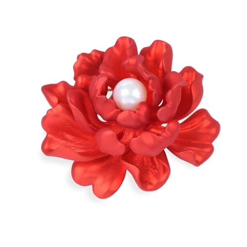 Elegante Kristall-Brosche blühender Rose, Anstecknadel, Brustnadel für Damen, Vogel-Strickjacke, Mütze, Schal, Anzug, Pullover, Blumennadeln von generic