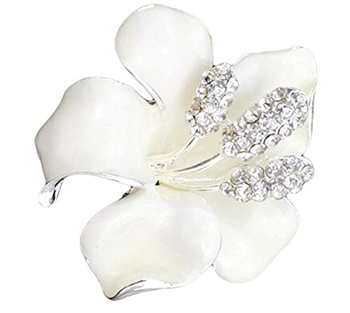 Generic Personality Lilienblumen Damen Brosche Pin bedeckt Schals Schal Clip für Frauen Damen schön von generic