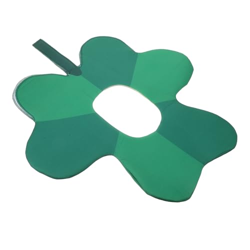 Halskette Herren, 2st Performance-kopfbedeckung Mit Vierblättrigem Kleeblatt Festival-requisiten Für St. Patricks Tag Kleeblatt-kostümzubehör Irischer Festivalhut Saint-patrick-hut Green Polyester von generic