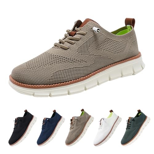 Herren Anzugschuhe Atmungsaktiv Gestrickter Stoff Schnürschuhe Formale Moderne Klassische Freizeit Schuhe Oxfords Hochzeit Schuhe Herrenschuhe Wearbreeze,Ultra Bequeme Schuhe Ultrabequeme Schuhe von generic