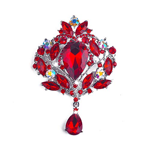 Hochzeit Braut Big Crystal Strass Bouquet Brosche Schal Pin für Frauen von generic