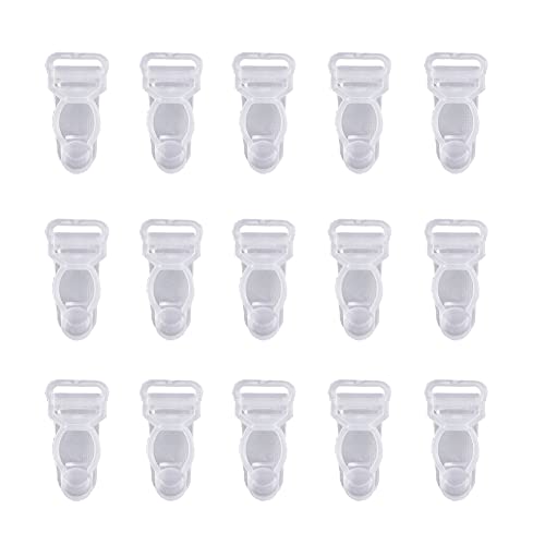 Korsett Bein Haken Strumpfhalter Clip Strumpfband Gürtel Griffe Hosenträger Clips Strümpfe Clip Dessous Korsett Zubehör Nähzubehör 50 Stück Durchsichtig von generic