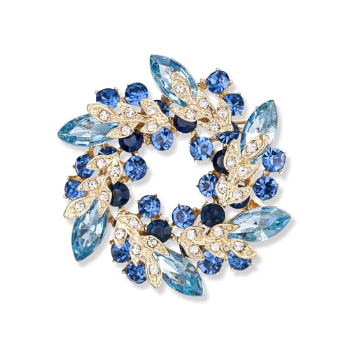 Kristall Hochzeit Corsage Schmuck Zubehör Braut Blume Kranz Brosche Pin für Frauen von generic