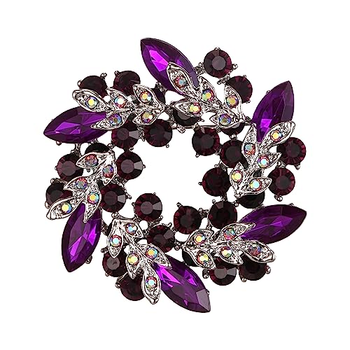 Kristall Hochzeit Corsage Schmuck Zubehör Braut Blume Kranz Brosche Pin für Frauen von generic