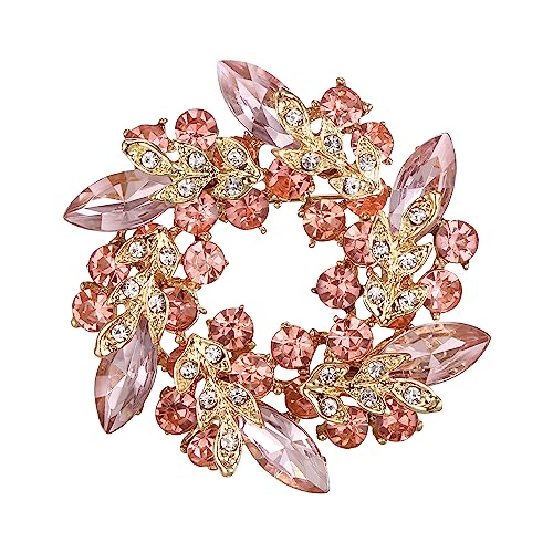 Kristall Hochzeit Corsage Schmuck Zubehör Braut Blume Kranz Brosche Pin für Frauen von generic