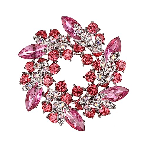 Kristall Hochzeit Corsage Schmuck Zubehör Braut Blume Kranz Brosche Pin für Frauen von generic