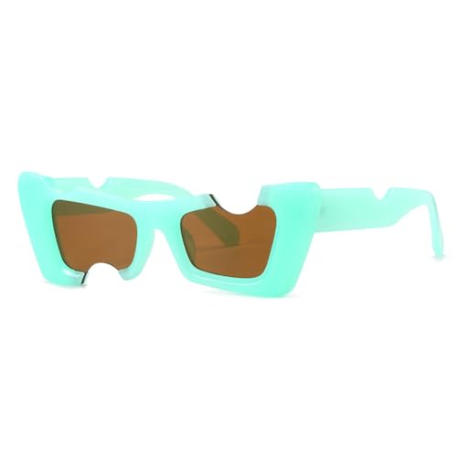Mode Sonnenbrille Kleine Cat Eye Sonnenbrille Frauen Mode Hip Hop Sonnenbrille Männer Eyewear Weiße Schatten/C6/Einheitsgröße von generic