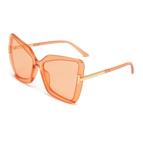 Mode Sonnenbrille Übergroße Schmetterlingsform Große Sonnenbrille Großer Rahmen Sonnenschutz Gläser Weibliche Gredient Bunte Trend/C5/Einheitsgröße von generic