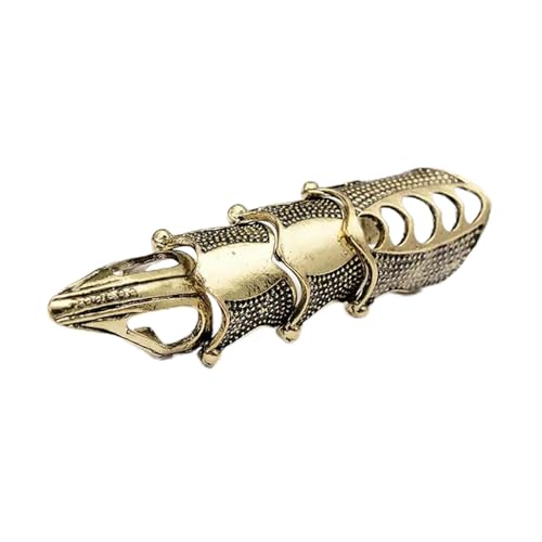 Ring Ornamente, Punk Ritter Doppelfinger Ring Knöchelrüstung Vollfinger Ring Gothic Punk Silberne Geister Ringe Männer Brinco Ring Ornamente, Punk Ritter Doppelfinger Ring Knöchelrüstung Vollfinger Ring Gothic Punk Silberne Geister Ringe Männer Brinco von generic