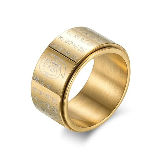 Ring Ornamente, Vintage Men Stainless Steel Rotating Ring Mens Chinese Taoism Religious Jewelry Gift Ring Ornamente, Vintage Men Stainless Steel Rotating Ring Mens Chinese Taoism Religious Jewelry Gift von generic