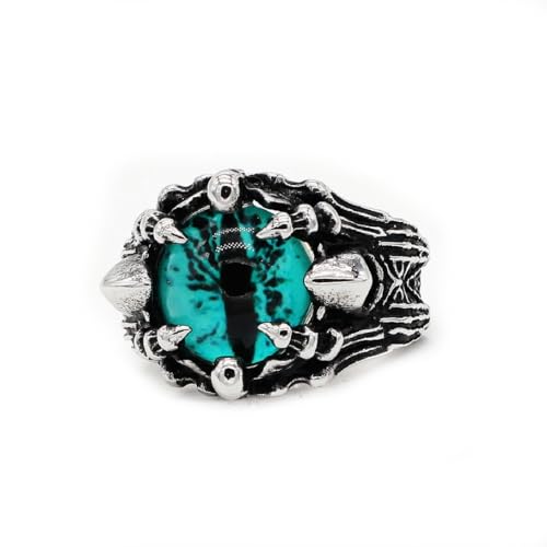 Ring Ornamente, Wizard Ghost Red Eyes Titanium Ring Jewellery for Men von generic