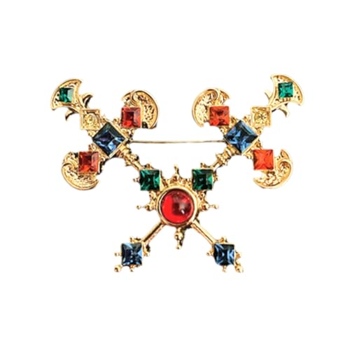 Serie Barock elegante Broschen Pin für Frauen Männer Mädchen Retro Hof Perle Corsage Pin zarte Accessoire von generic
