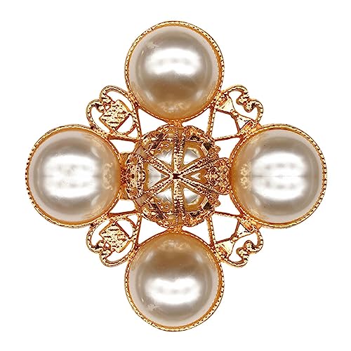 Serie Barock elegante Broschen Pin für Frauen Männer Mädchen Retro Hof Perle Corsage Pin zarte Accessoire von generic