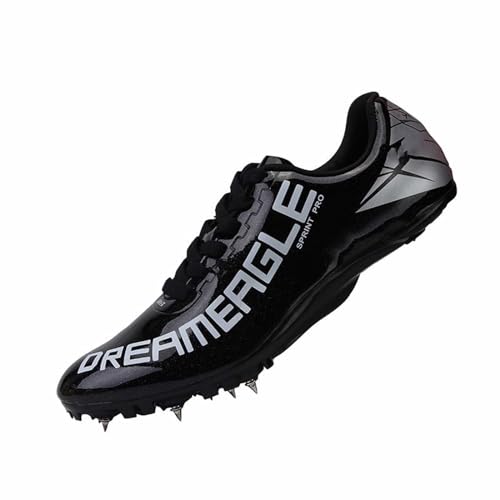 Spikes Leichtathletik Unisex-Leichtathletikschuhe, Jugendsportschuhe mit Spikes und Sprint Leichtathletik-Spike-Schuhe Damen Damen, atmungsaktiv leicht Professional Sportschuhe Racing Laufschuhe von generic