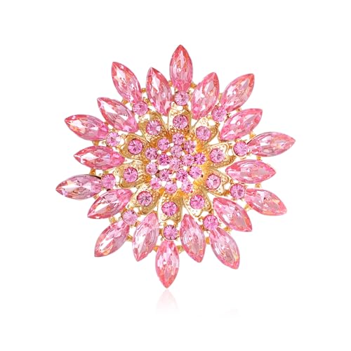 Strass-Blumenbrosche, große Kristall-Blumenbrosche, Anstecknadeln, Hochzeitsfeier, Geburtstag, Tanz, Bankett, Kleid, Anzug, Zeremonie, Kleidung Strass-Blumenbrosche, große Kristall-Blumenbrosche, Anstecknadeln, Hochzeitsfeier, Geburtstag, Tanz, Bankett, Kleid, Anzug, Zeremonie, Kleidung von generic