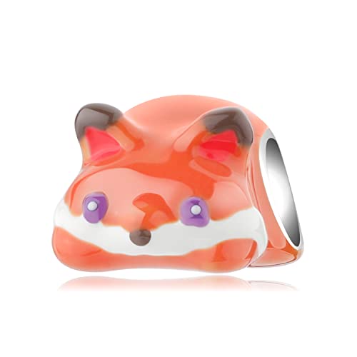 Süßer Fuchs Charm 925 Sterling Silber Charm passt für Pandora Armband Halskette von generic