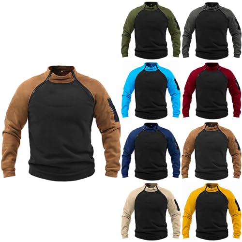 Sweatshirt Herren Ohne Kapuze Fleecejacke Herren DüNn Leicht Herren Langarm Radtrikot Leichtgewicht Atmungsaktiv Sportjacke Winter Warme Outdoorjacke üBergangsjacke Mit ReißVerschluss Sweatshirt Herren Ohne Kapuze Fleecejacke Herren DüNn Leicht Herren Langarm Radtrikot Leichtgewicht Atmungsaktiv Sportjacke Winter Warme Outdoorjacke üBergangsjacke Mit ReißVerschluss von generic