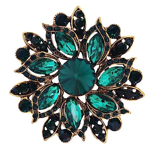 Vintage Damen Österreichischen Kristall Elegante Blume Brosche Hochzeit Broach Pin Vintage Damen Österreichischen Kristall Elegante Blume Brosche Hochzeit Broach Pin von generic