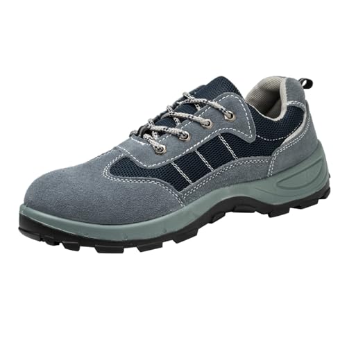 Arbeitsschuhe Sicherheitsschuhe Herren Leichte Zehenschutzschuhe Aus Stahl Anti-Smashing Anti-Piercing Anti-Vibration Atmungsaktive Sportschuhe Atmungsaktiv Sneaker Trekkingschuhe Wanderschuhe von generisch