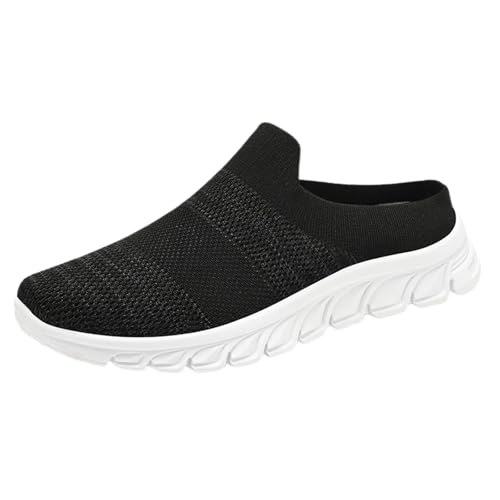 Hausschuhe Damen Herren Mesh Sabot Clogs Slip On Pantoffeln Sommer Outdoor Walkingschuhe Atmungsaktiv Bequeme Schlupfschuhe rutschfest Gartenschuhe Freizeitschuhe Casual Sportschuhe von generisch