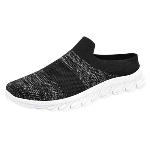 Hausschuhe Damen Herren Mesh Sabot Clogs Slip On Pantoffeln Sommer Outdoor Walkingschuhe Atmungsaktiv Bequeme Schlupfschuhe rutschfest Gartenschuhe Freizeitschuhe Casual Sportschuhe von generisch