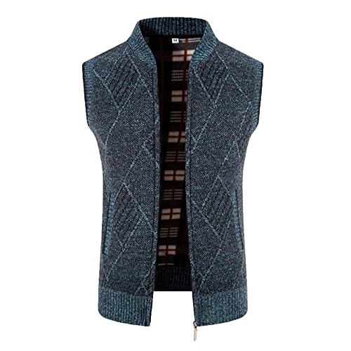 Herren Weste Fleece Fütterung Winter Frühling Strickjacke Ärmellose Fleecejacke Stehkragen Strickweste Herren Pullunder Strickweste Fleece-Fütterung Ärmellose Dicke Cardigan Gestrickt Strickjacke L Herren Weste Fleece Fütterung Winter Frühling Strickjacke Ärmellose Fleecejacke Stehkragen Strickweste Herren Pullunder Strickweste Fleece-Fütterung Ärmellose Dicke Cardigan Gestrickt Strickjacke L von generisch