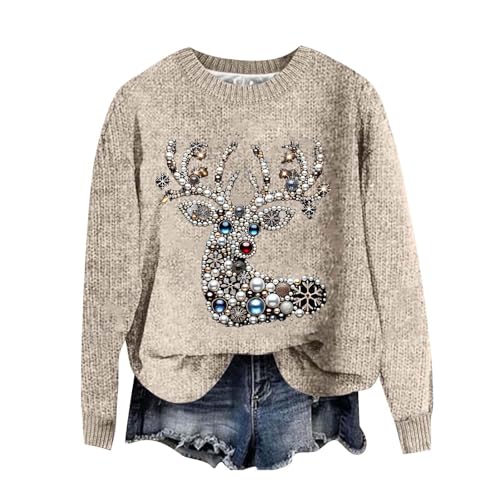 generisch Lustige Weihnachtspullover Damen Rundhals Lustiger Weihnachtspulli Feinstrick Norweger Pullover Kuscheliger Winterpulli Rundhals Weihnachtspulli Elegant Weihnachten Pullover Damen generisch Lustige Weihnachtspullover Damen Rundhals Lustiger Weihnachtspulli Feinstrick Norweger Pullover Kuscheliger Winterpulli Rundhals Weihnachtspulli Elegant Weihnachten Pullover Damen von generisch