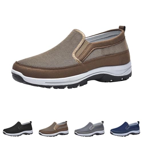 Slip On Loafers Herren Walkingschuhe Leichte Rutschfeste Wanderschuhe Ohne SchnüRsenkel Joggingschuhe MäNner Fitness Joggingschuhe OrthopäDische Schuhe Mit Arch Support Bequeme Freizeitschuhe Slip On Loafers Herren Walkingschuhe Leichte Rutschfeste Wanderschuhe Ohne SchnüRsenkel Joggingschuhe MäNner Fitness Joggingschuhe OrthopäDische Schuhe Mit Arch Support Bequeme Freizeitschuhe von generisch