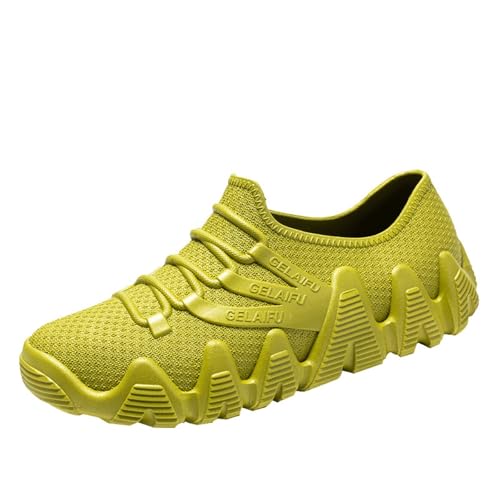 generisch BarfußSchuhe Herren Outdoor Regenschuhe Wasserdicht Schuhe rutschfeste Bootschuhe Slip On Gartenschuhe Sicherheitsschuhe Berufsschuhe Schlupfstiefel Arbeitsschuhe von generisch