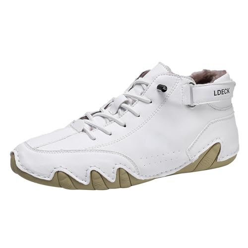 generisch Winterschuhe Herren Damen Outdoor Rutschfeste Winterstiefel Flache Wanderschuhe Warme Schneestiefel GefüTterte Winterboots Wasserdicht BarfußSchuhe Kurzschaft Stiefeletten Trekkingschuhe von generisch