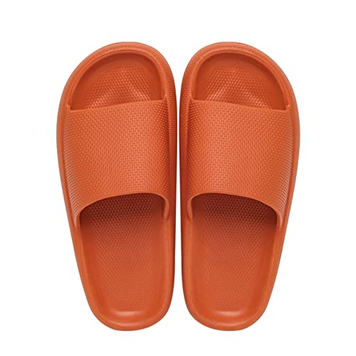 generisch compatible with Motorrad Schuhe Herren 44 Bathing Outdoor Slippers Slip Soft Couples Non Thick Slippers Herrenslipper Hausschuhe Herren 42 Modern (Orange, 37-38) von generisch