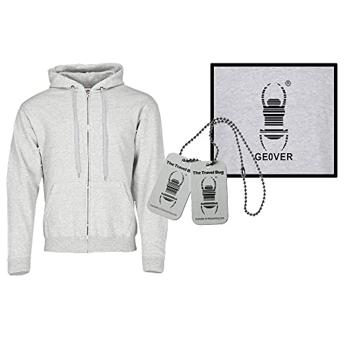 Geocaching Damen Herren Hoodie Pullover Travelbug Trackable Weihnachten NEU grau Geocaching Damen Herren Hoodie Pullover Travelbug Trackable Weihnachten NEU grau von geo-versand