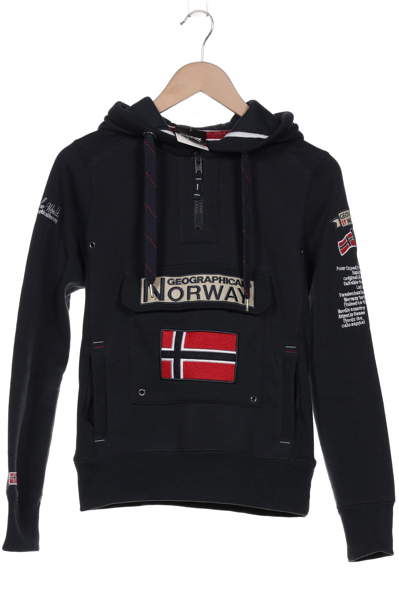 GEOGRAPHICAL NORWAY Damen Kapuzenpullover, schwarz von geographical norway