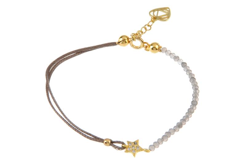 stern Einzigartiges Zartes Armband. Rauchquarz Edelstein Armband von georgiaroidou