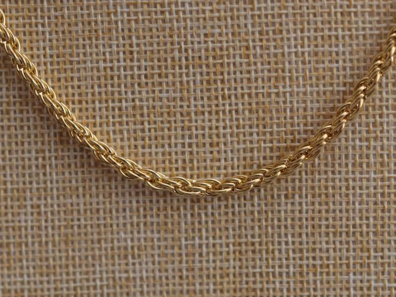 45cm Gold Ton Seil Kette 45cm Gold Ton Seil Kette von geovintagejewellery