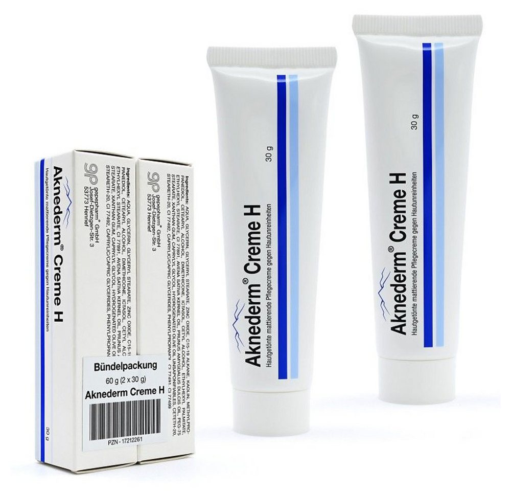 gepepharm GmbH Tagescreme AKNEDERM Creme H, 60 g gepepharm GmbH Tagescreme AKNEDERM Creme H, 60 g von gepepharm GmbH