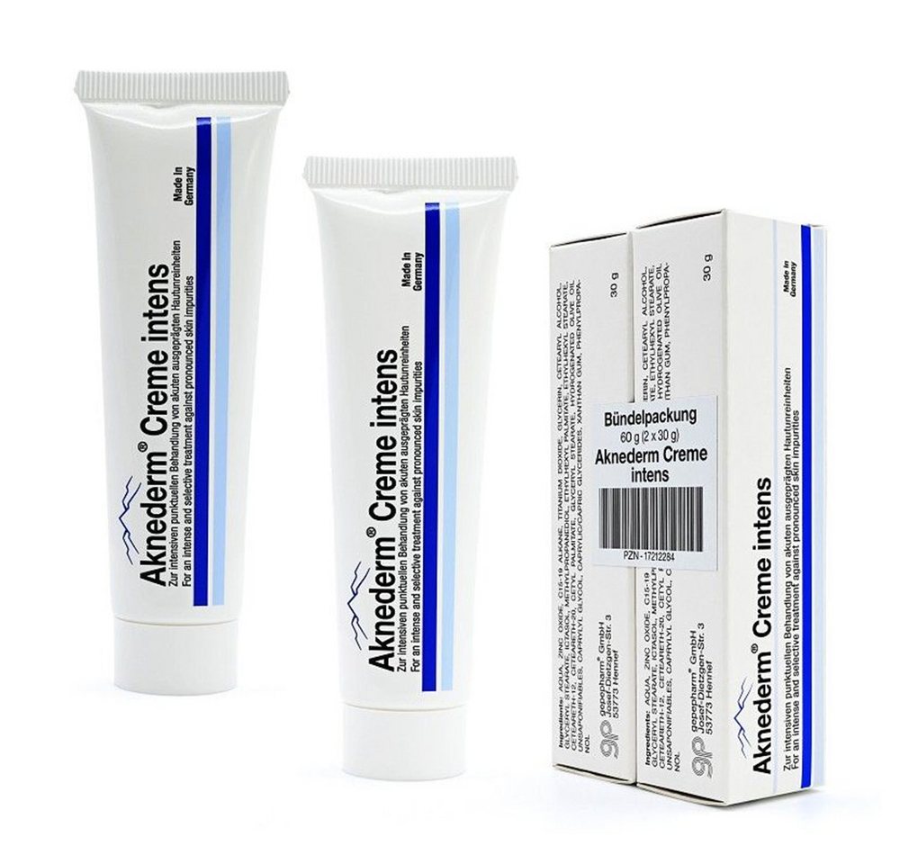 gepepharm GmbH Tagescreme AKNEDERM Creme intens, bei zur Akne neigender Haut, 60 g gepepharm GmbH Tagescreme AKNEDERM Creme intens, bei zur Akne neigender Haut, 60 g von gepepharm GmbH