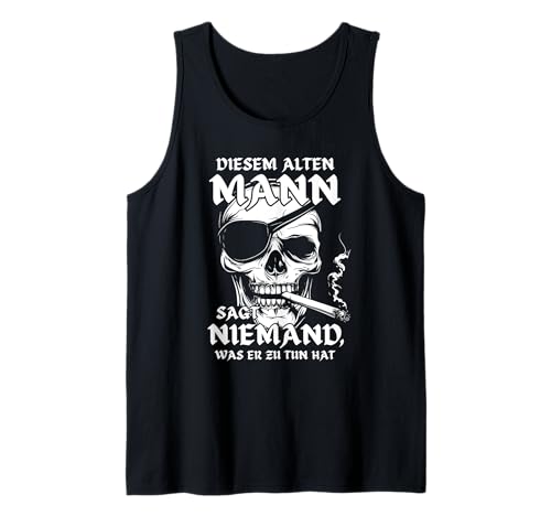 diesem alten mann sagt niemand was er zu tun hat Tank Top von germansayinghoangquotes deutschhuyfunclubs