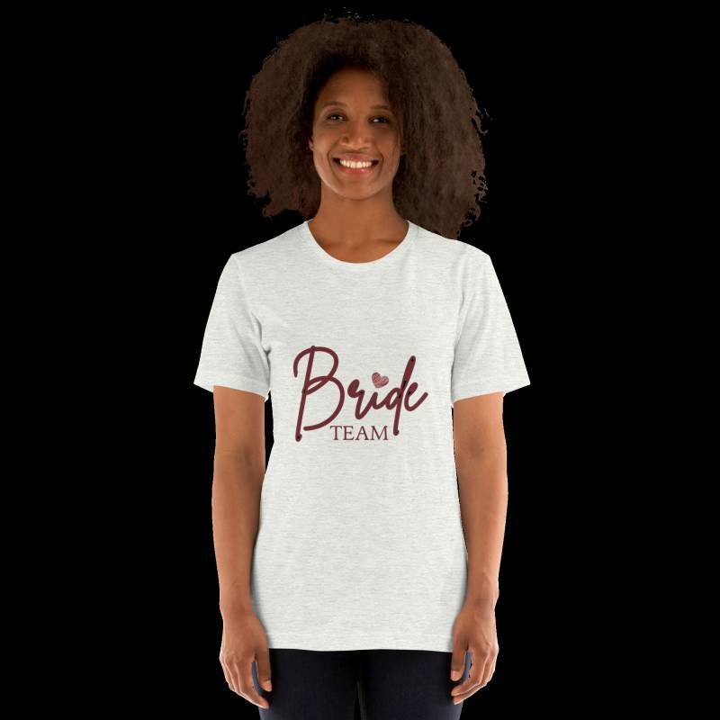 Braut Shirt | Jga Team Bride Junggesellenabschied Verlobung Geschenk Hochzeit Trauzeugin Brautjungfern Bridesmaid von geronimosworld