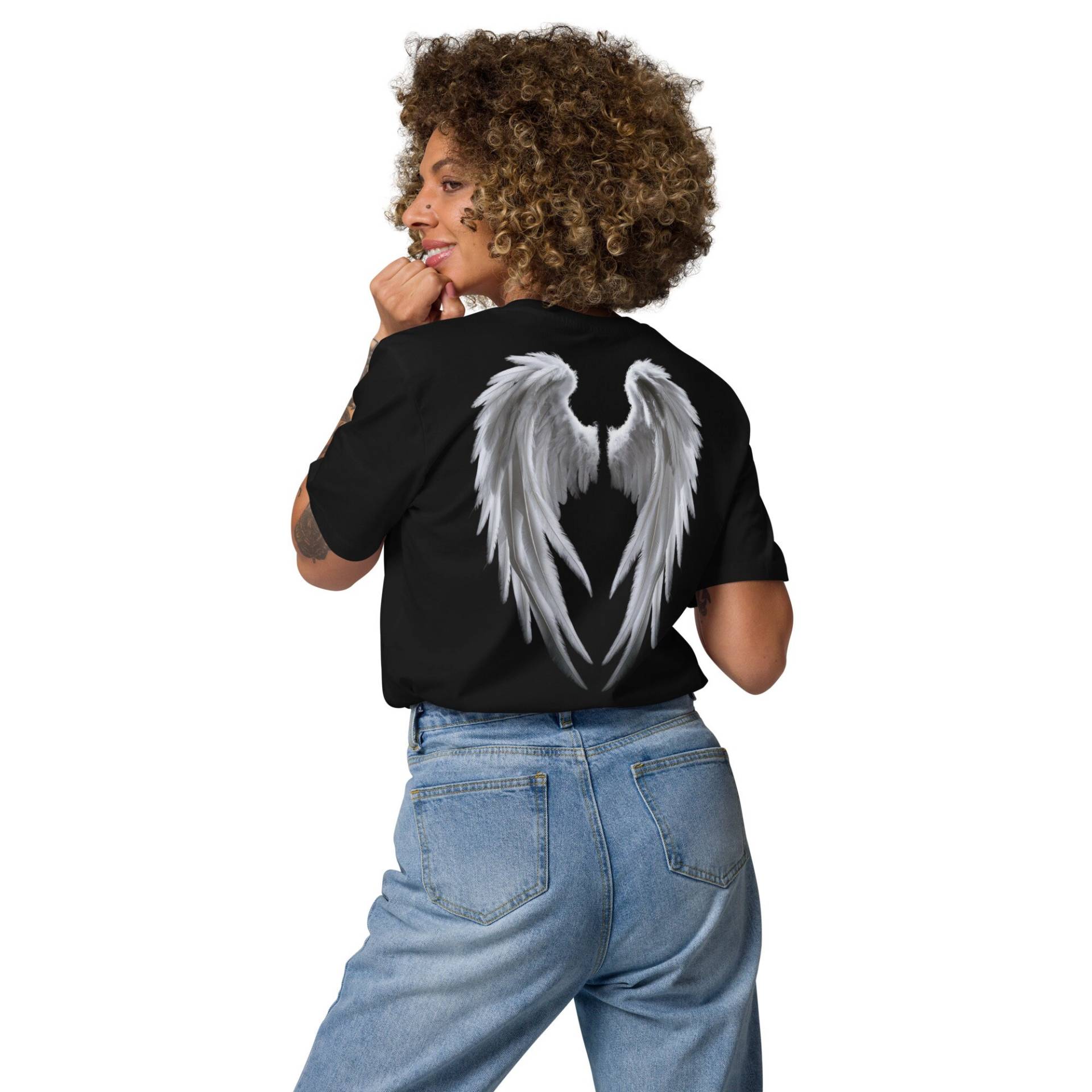Unisex Bio Baumwoll T-Shirt | Angel Wings Shirt Engel Flügel Unisex Bio Baumwoll T-Shirt | Angel Wings Shirt Engel Flügel von geronimosworld