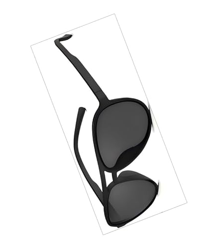 gesruny ㅤ Polarisierte Sonnenbrille für Herren und Damen, UV400-Schutz, Unisex, Piloten-Sonnenbrille, Onyx Black von gesruny ㅤ