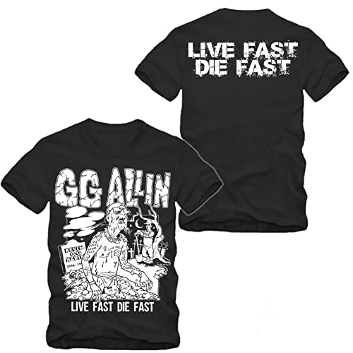 GG Allin - I´m Your Enemy T-Shirt S-XXXXL schwarz Band Murder Junkies Antiseen Hardcore Punk Rock Outlaw (as3, Alpha, xx_l, Regular, Regular) von gestofft