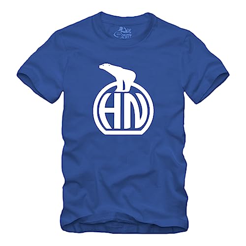 Hoher Norden - blau - T-Shirt S-XXXXL Olsenbande Mächtig Gewaltig DDR VEB TV Egon Benny Kjeld Weltkulturerbe (as3, Alpha, l, Regular, Regular) von gestofft