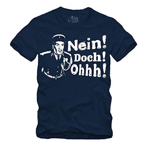 Nein ! Doch ! Ohhh ! - Navy T-Shirt Louis de Funes Balduin Saint Tropez Fantomas (L) von gestofft