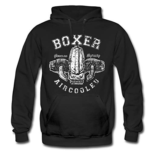 gestofft Boxer Motor Aircooled - Vintage Hoodie/Pullover R100 Geschenke für Motorradfahrer Biker (L) von gestofft