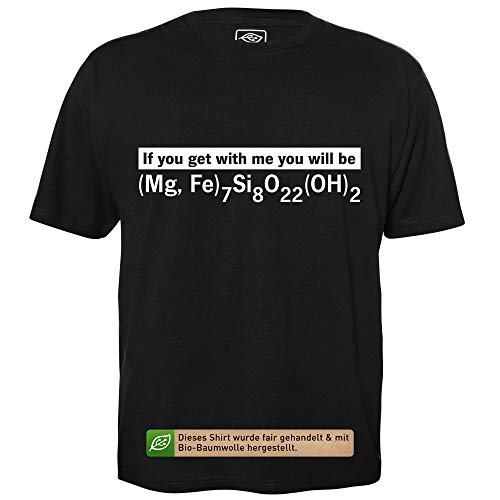 Cummingtonite - Herren T-Shirt für Geeks mit Spruch Motiv aus Bio-Baumwolle Kurzarm Rundhals Ausschnitt, Größe M von getDigital