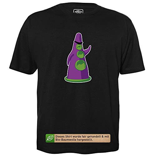 Obey Cthulhu - Herren T-Shirt für Geeks mit Spruch Motiv aus Bio-Baumwolle Kurzarm Rundhals Ausschnitt, Größe L von getDigital
