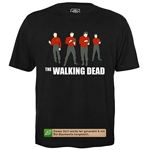 The Walking Dead - Herren T-Shirt für Geeks mit Spruch Motiv aus Bio-Baumwolle Kurzarm Rundhals Ausschnitt, Größe L von getDigital