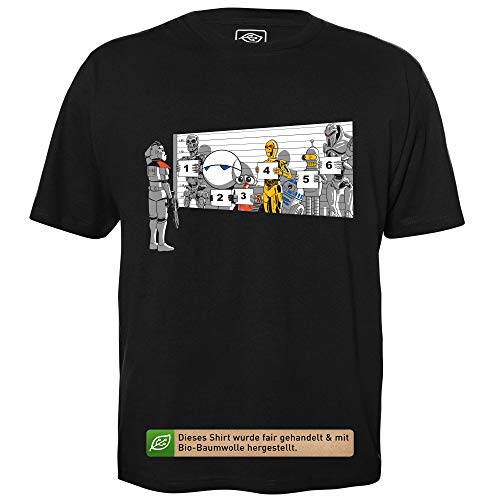 These Are not The Droids You Are Looking for - Herren T-Shirt für Geeks mit Spruch Motiv aus Bio-Baumwolle Kurzarm Rundhals Ausschnitt, Größe 3XL von getDigital